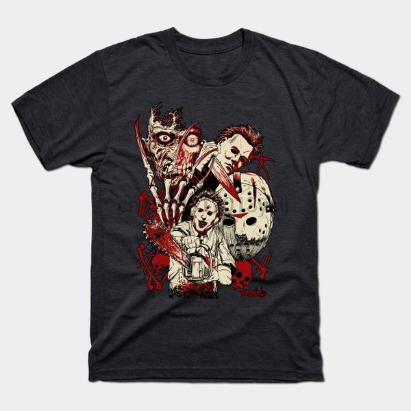 

private custom t-shirts clas sick slashers t shirt