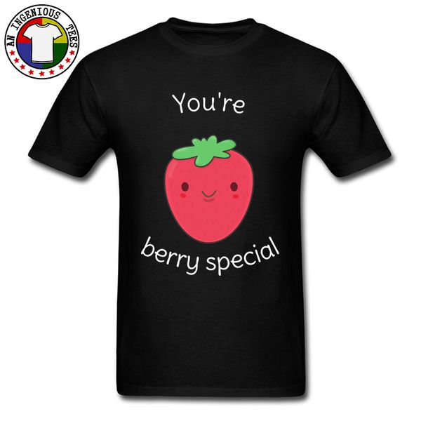 

cute strawberry boy t-shirt wholesale manufacturers t shirt 100% breathable cotton crew neck custom shirt college tshirt