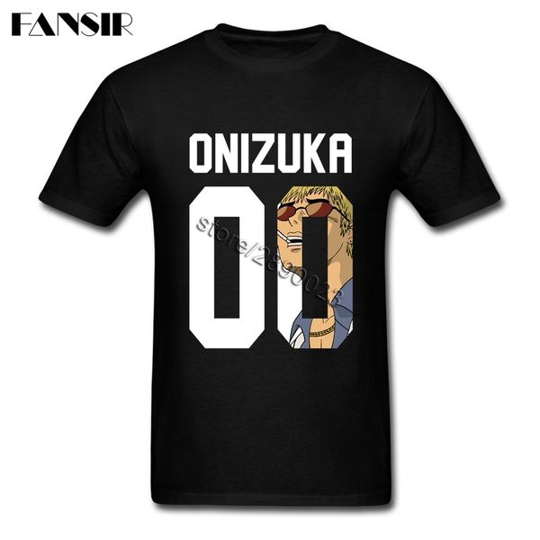 

amazing men t-shirt great teacher onizuka short sleeved 100% cotton crew neck t shirt for boy tees shirt