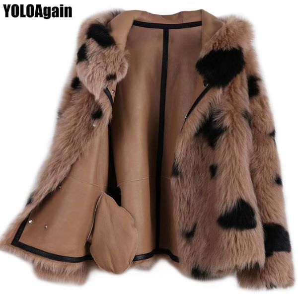 

women's leather & faux yoloagain women hooded sheepskin shearling jacket ladies genuine, Black