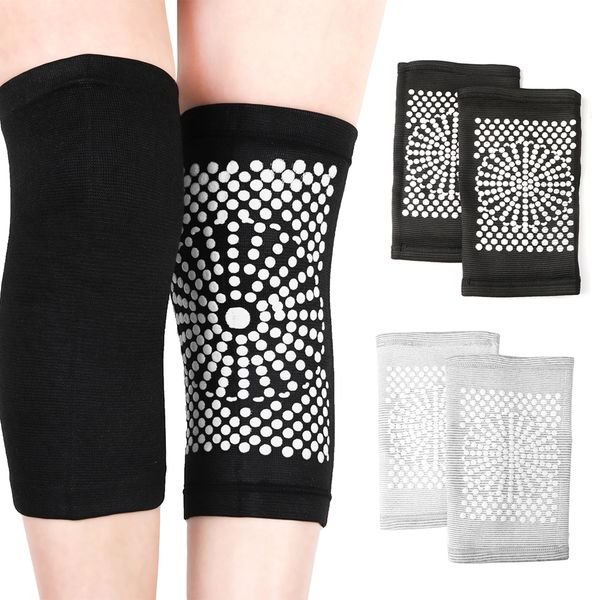 

1 pair self heating knee pads magnetic therapy kneepad pain relief arthritis brace support patella knee sleeves pads