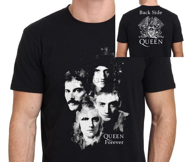 

2020 летняя printed повседневный хлопок tee мода футболка королева навсегда рубашки printed t shirt мужчины с коротким рукавом o шеи футболк