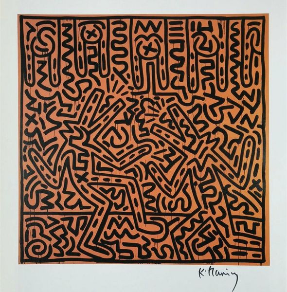 

keith haring untitled home decor handcrafts /hd print oil painting on canvas wall art canvas pictures 7531
