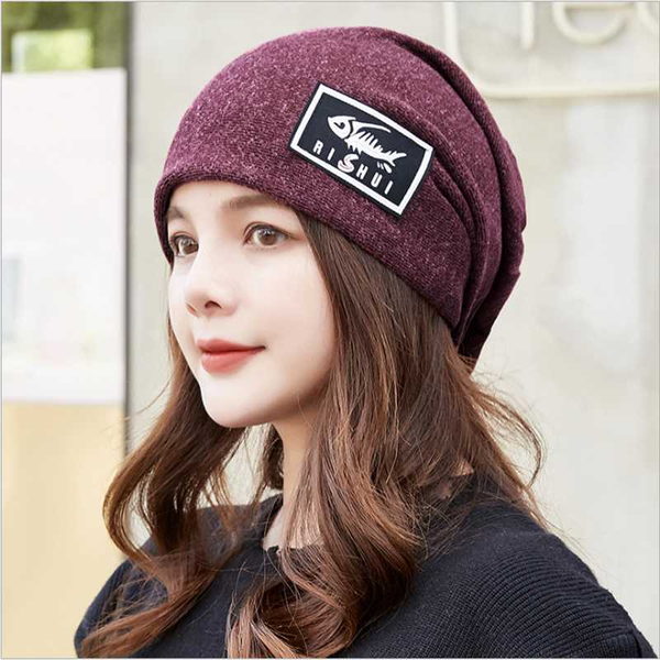 

hats, scarves & gloves sets autumn and winter hats women's pullover thin velvet baotou wild pile outdoor warm headscarf, Blue;gray