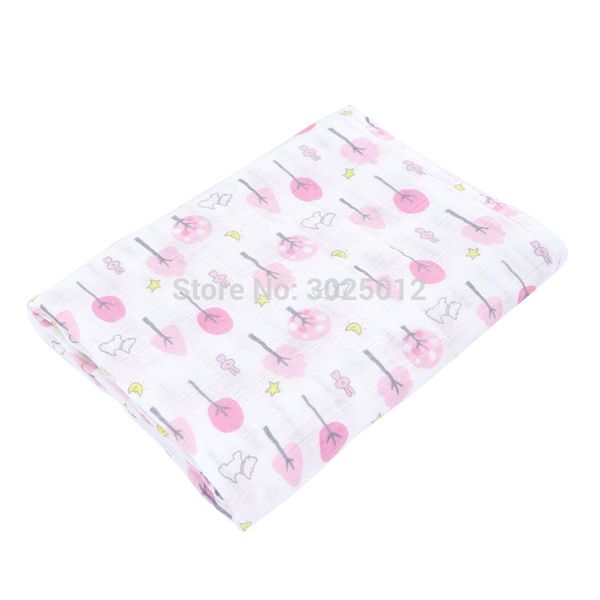 

for newborn cute cartoon baby receiving swaddle muslin blanket bath towel 200928