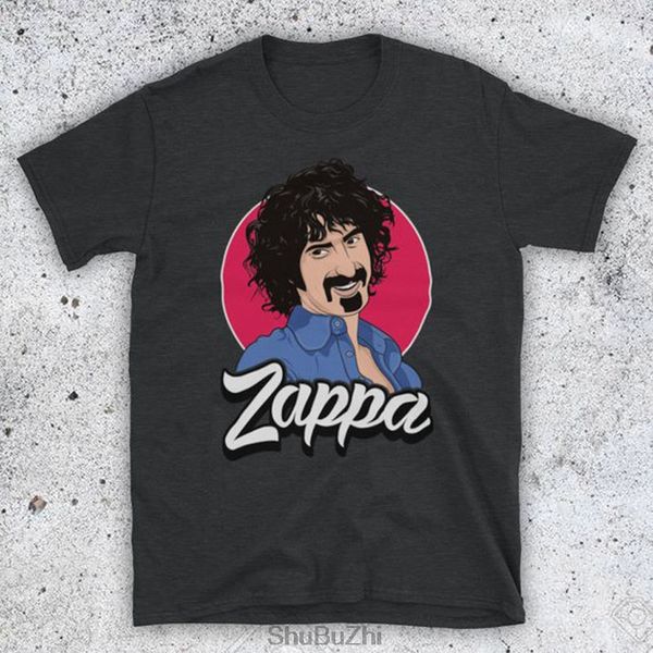 

drop shipping men t shirt frank zappa illustration american rock musician unofficial mens t-shirt cotton 100% tshirt