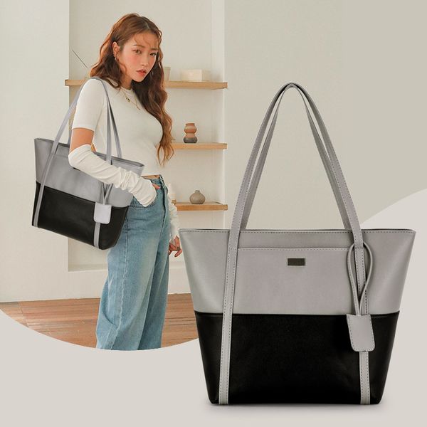 

2020 new women's bag fashion wild tide bag simple casual shoulder hit color handbag