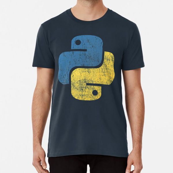 

vintage python t shirt python retro distressed vintage programming programmer developer python logo logo