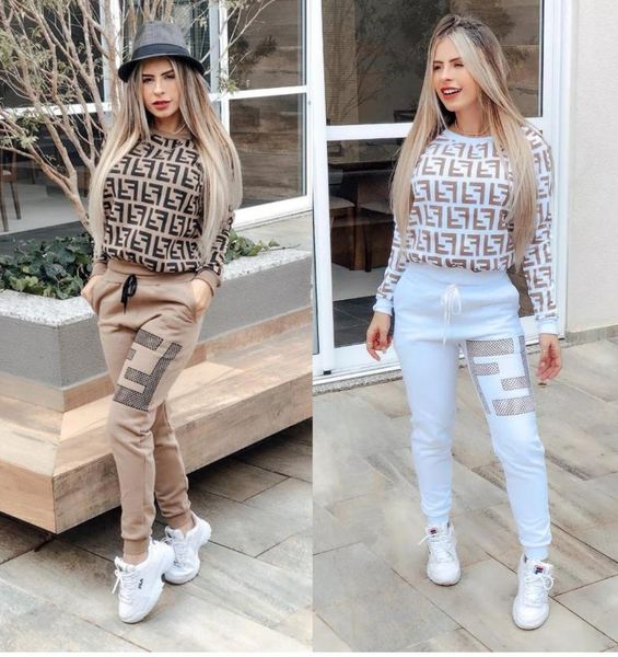 

new women active set tracksuits hoodies sweatshirt +pant running sport track suits 2 pieces jogging sets survetement femme clothes, Gray