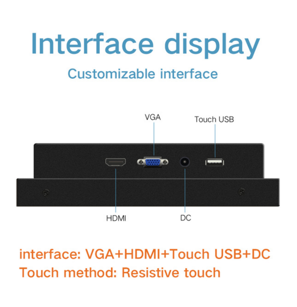 

oem services 10 inch ip65 industry touchscreen panel outdoor monitor