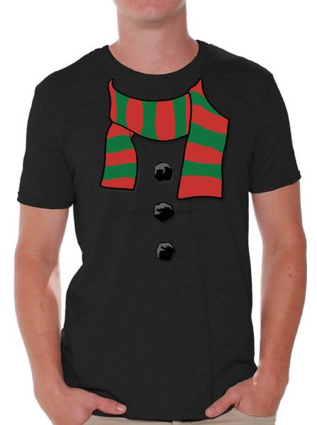 

снеговик шарф tshirt рождество рубашка для мужчин снеговика xmas gifts снеговика костюм