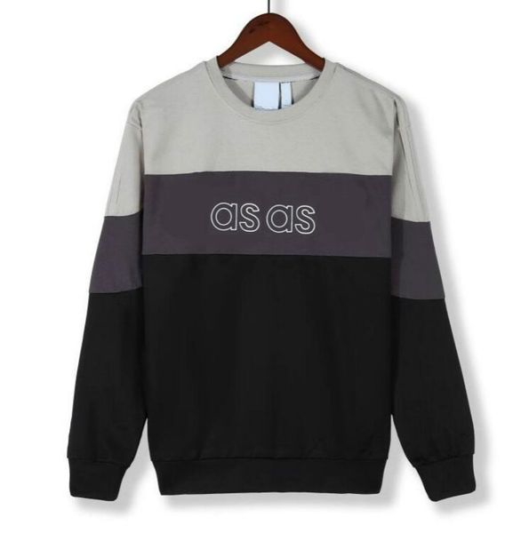 

20fw letters print sports hoodies for men with letters mens sweatshirts homme pullovers streetwear s-2xl 2 colors, Black