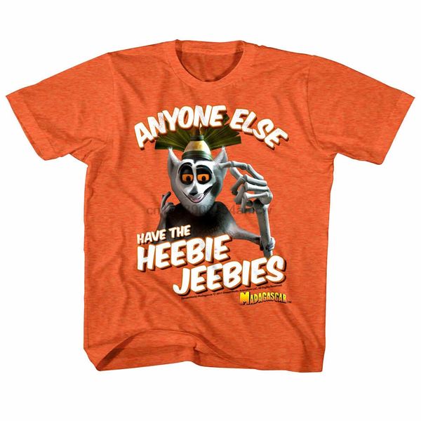 

madagascar movie king julien heebie jeebies kids t shirt boy girl toddler youth(1