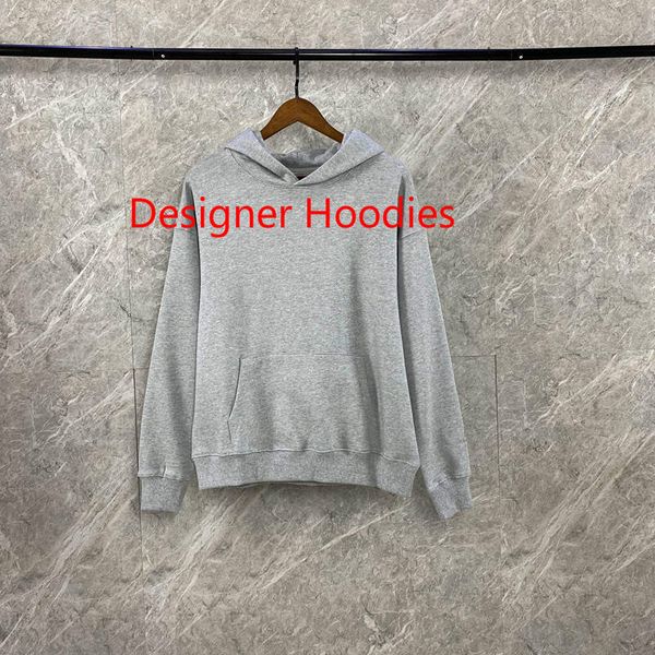 

20fw men women hoodie hip hop mens down hoodies fashion sweatshirts casual six color pullover available size from s to xl, Black