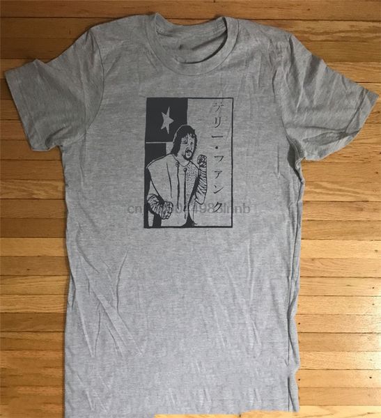 

терри фанк oldschool tribute shirt pro texas 100% хлопок на заказ печать футболочку