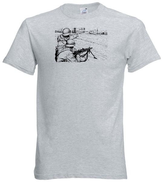 

2019 german mg42 machinegun team in winter camo t-shirt wwii ww2 waffen k98 asl