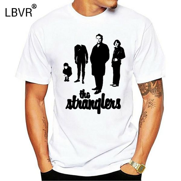 

stranglers черно-белая майка мужчин тенниска