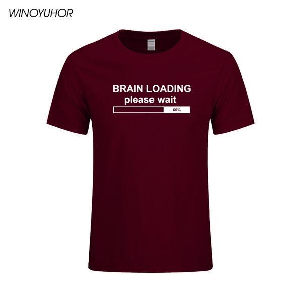 

brain loading funny gamer computer geek t shirt men casual short sleeve t-shirt cotton hip hop fitness tee camisetas