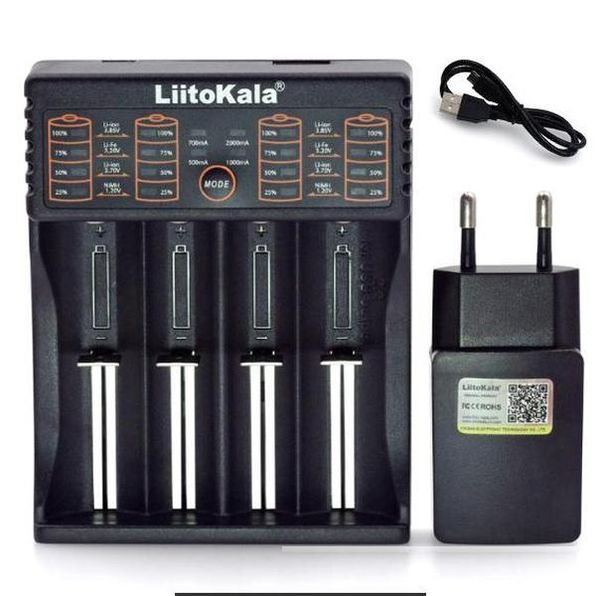

chargers tokala lii402 lii202 lii100 liis1 18650 charger 1.2 3.7 3.2v 26650 nimh li-ion battery smart charger 5v 2a eu plug