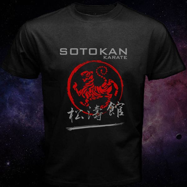 

шотокан каратэ tiger logo кандзи боевые искусства самооборона mma black new men t shirt мода марка фитнес slim fit футболки