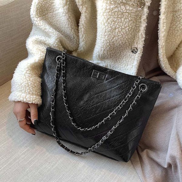 

luxury solid color pu leather crossbody bags for women 2020 chain simple style shoulder messenger bag handbags
