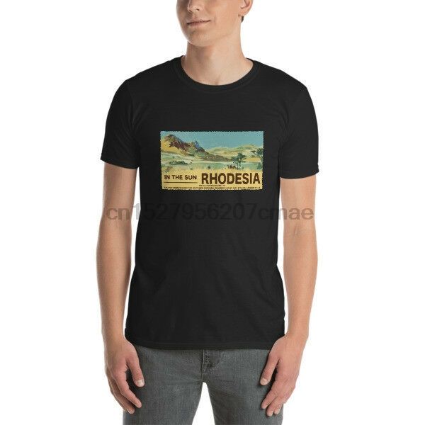 

rhodesia vintage poster t-shirt rhodesian landscape t-shirt