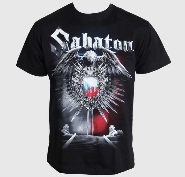 

herren t-shirt sabaton - czech republic - carton - mnew t shirt spring summer
