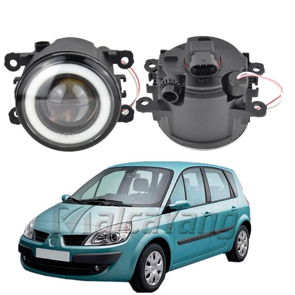 

2x (левый + правый) angel eye противотуманные лампы светодиодные лампы белого для scenic 2 2003-2020 для koleos hy закрыто вездеход 08-15