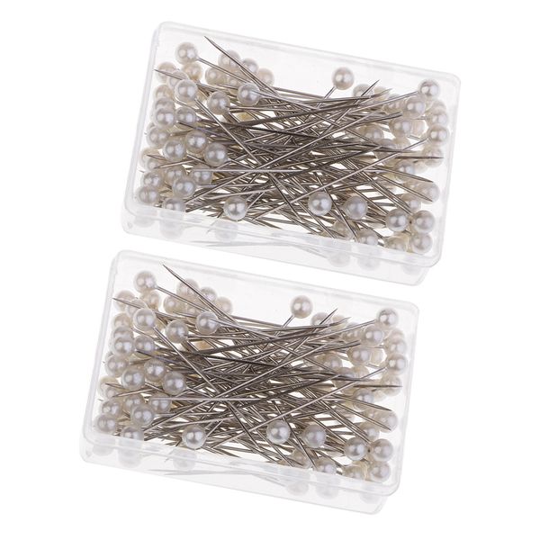 

200 pieces white dress maker corsage pins for sewing, Black