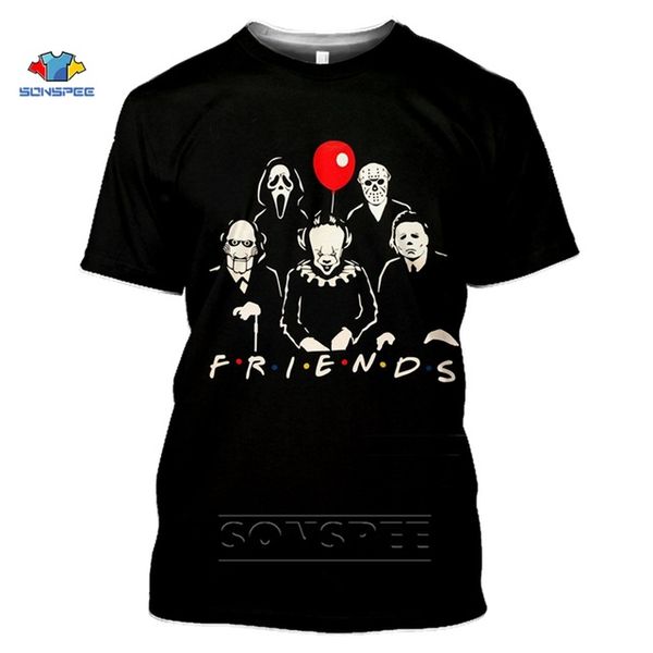 

pennywise dancing clown it movie film retro vintage horror cult white style men stephen king f48 3d print shirts hentai funny men clothing