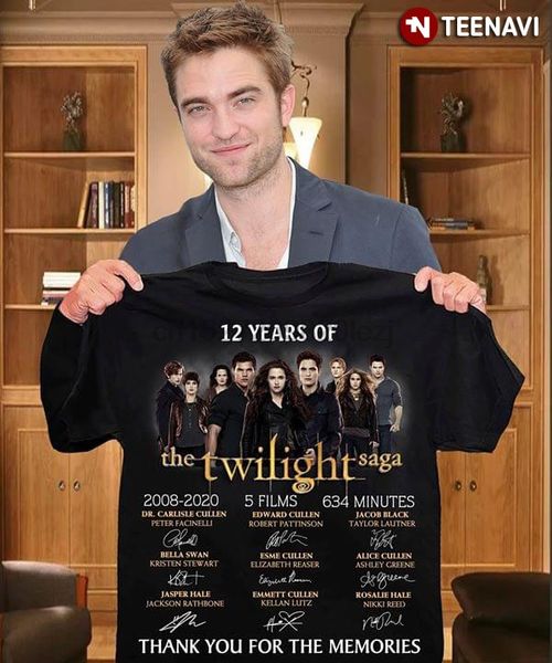 

12 years of the twilight saga thank you for the memories t-shirt