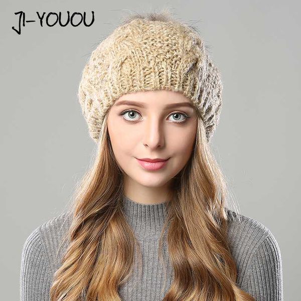 

winter hats for women beanie girls 2020 hat with pompom autumn knitted hat for women's balaclava cap skullies crocheted, Blue;gray
