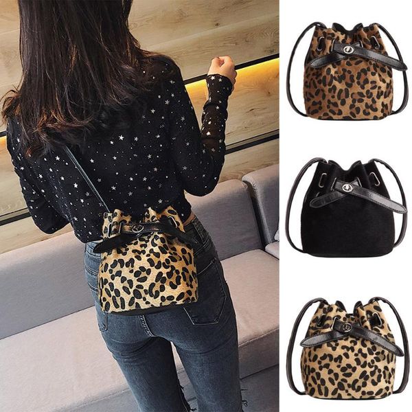

#h20 frosted leather leopard crossbody bags for women designer luxury handbags women bags bucket shoulder messenger bag