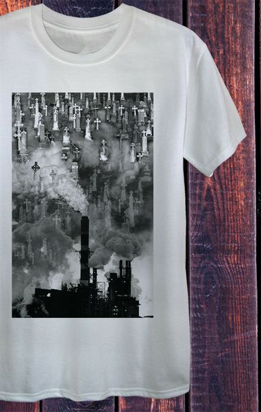 

contaminaciÃ³n camiseta blanca gris hombre mujer ahorro tierra verde paz new funny tee shirt