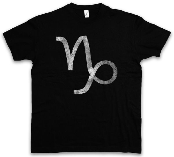 

zodiac sign capricornus t-shirt star sign astrology horoscope casual t shirt male short sleeve pattern