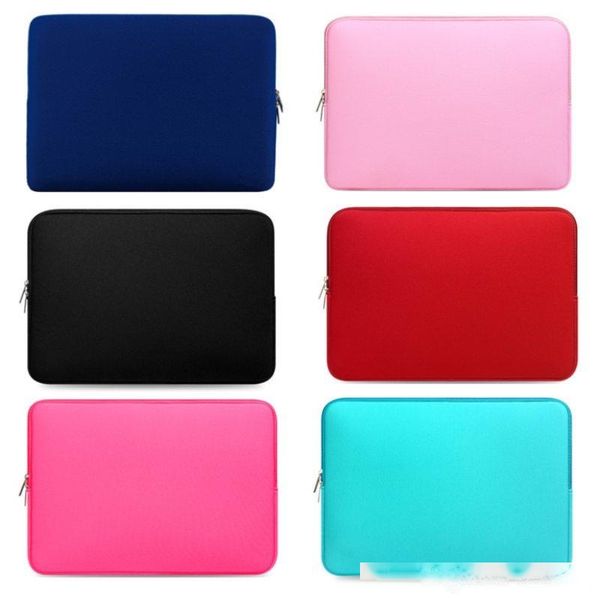 

selling lapbag neoprene sleeve computer soft case cover notebook bag 12 13 15 15.6 inner bag