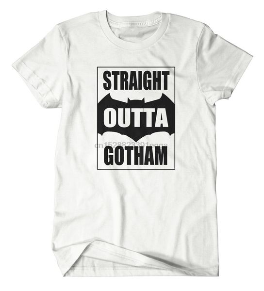 

straight outta gotham t-shirt comic fun jocker dark knight begins bale ledger