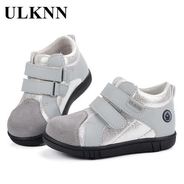 

ulknn sneakers for boys blue casual shoes school for kids genuine leather handmade sewing sneakers boys tenis infantil, Black