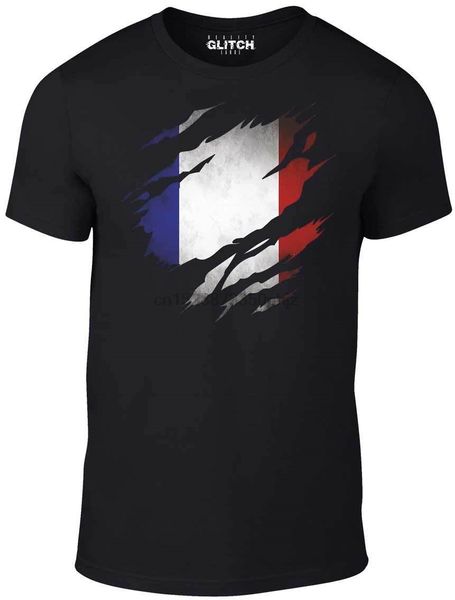 

torn france flag - funny t shirt country french retro fashion cool sport pride cool casual pride t shirt men new
