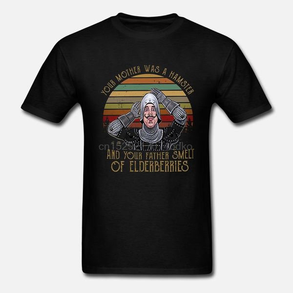 

monty python french taunting your mother was a hamster men black t shirt s 4xl