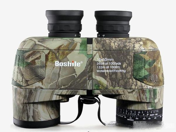 

boshile binoculars 10x50 professional naval military binoculars with coordinate measuring night vision outdoor waterproof telescope