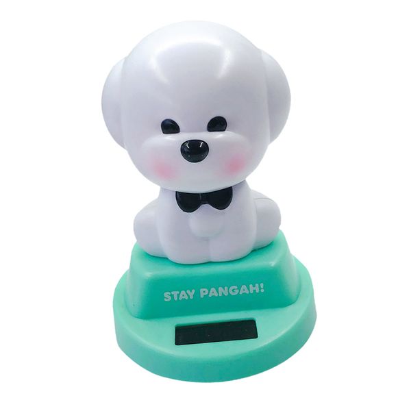 

solar power animal figurine for car home decoration swing dog toy gift