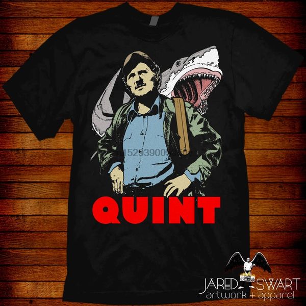 

jaws t shirt quint based on the classic 1975 movie. sizes s m l xl 2xl 3xl 4xl 5xl