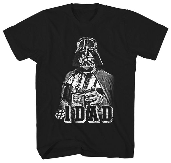 

#1 dad classic black men's t-shirt new cool tee shirt