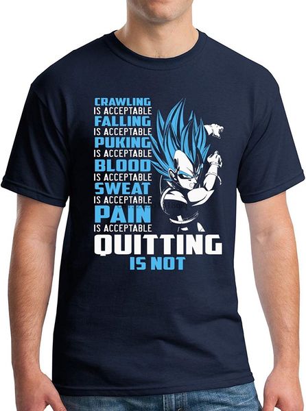 

these colors don't run vegeta motivational quote t-shirt