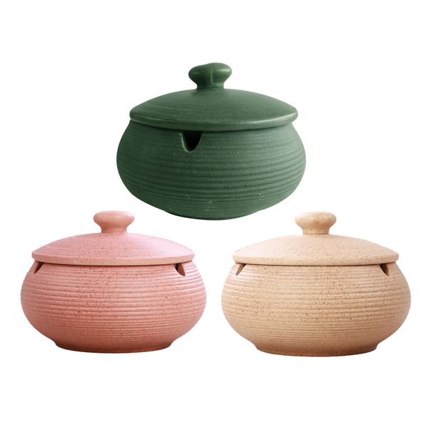 

3xceramic пепельница с ветрозащитной крышки для крытого наружного применения