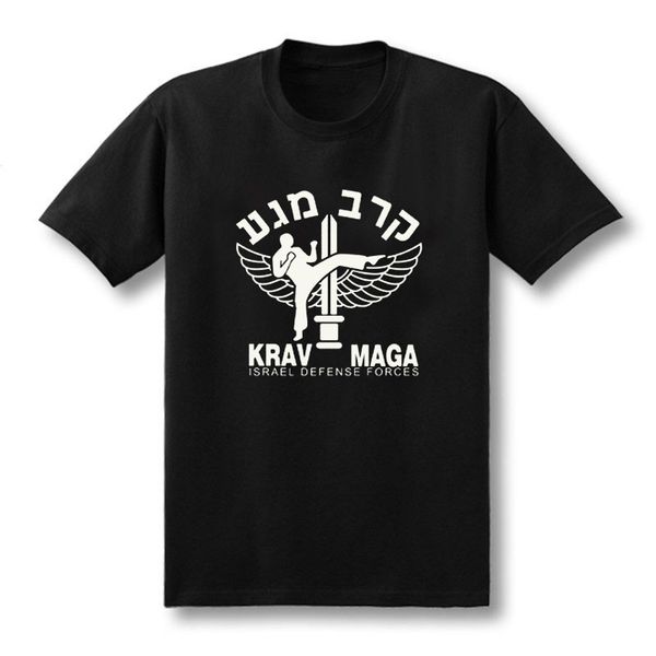 

fashion t-shirt brand men summer short sleeve men cross israel krav maga defense force printing t shirt menswear soft tshirts