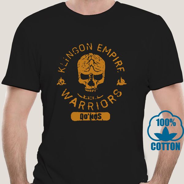 

1791a мужчины черного тенниска хлопок лето вершина клингонской империя warrioes qonos unisex печать футболка с коротким рукавом мужских топа