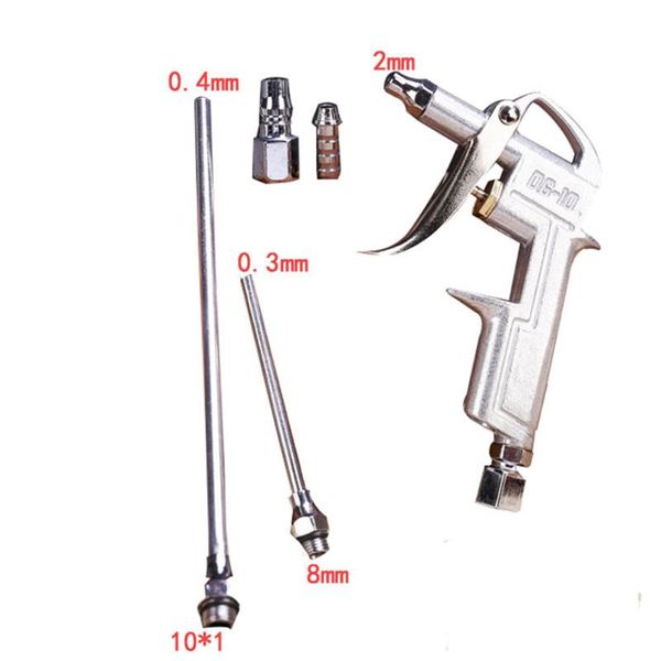 

pneumat car air blowing gun blow dust clean tools air blow dust gun with inlet port and replacement long nozzle