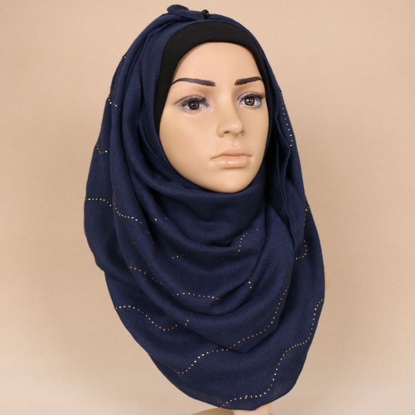 

popular drilling monochromatic panty towel straight bs483 scarf wholesale cotton exports diamond scarf factory, Blue;gray